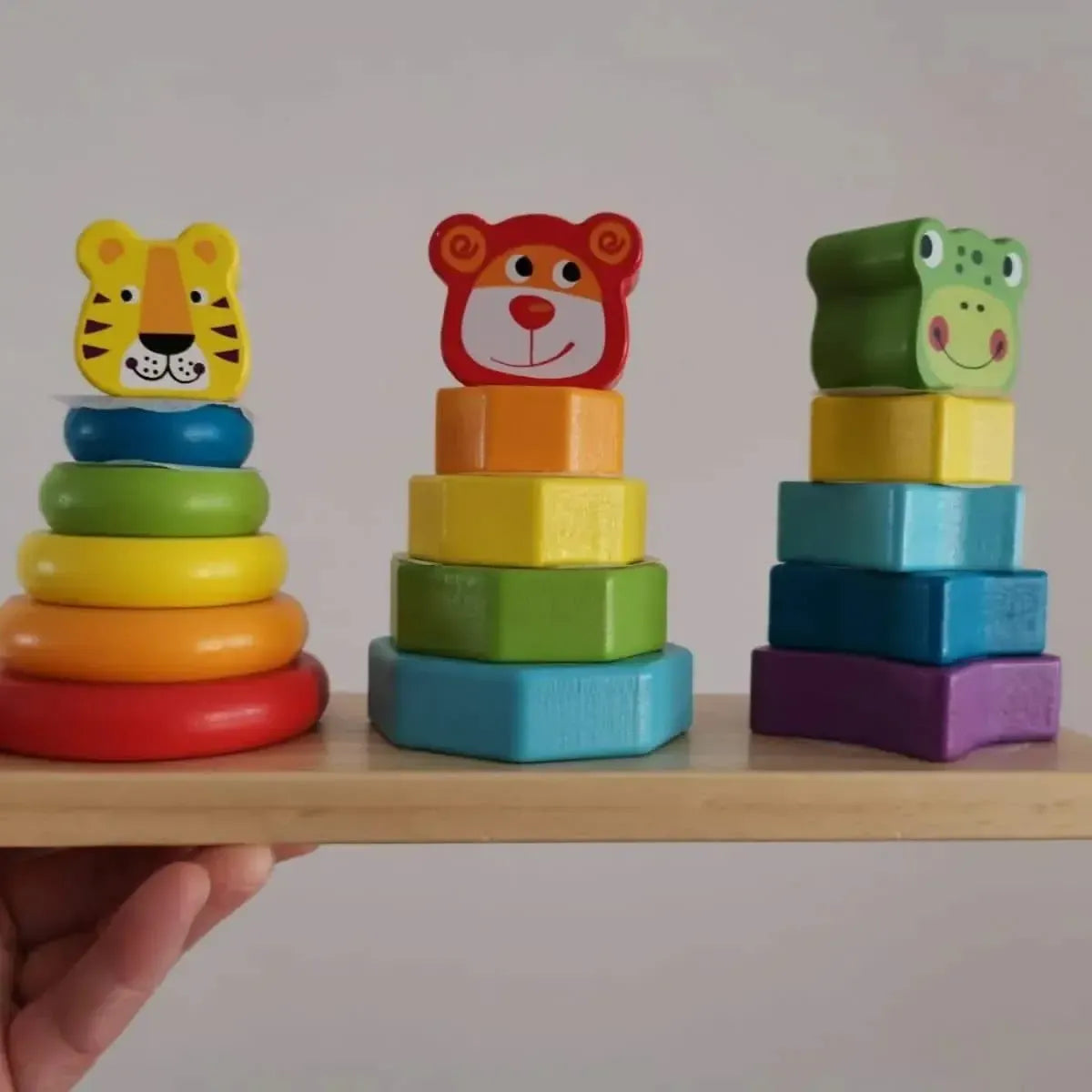 Animal Wooden Stacker-Animal Wooden Stacker