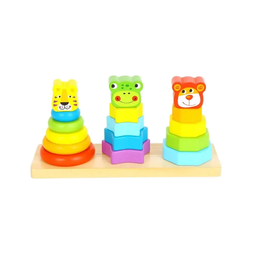 Animal Wooden Stacker-Animal Wooden Stacker