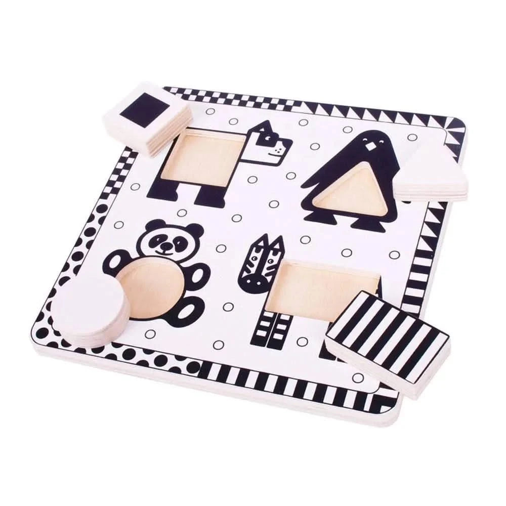 Animals Black and White Puzzle-Animals Black and White Puzzle
