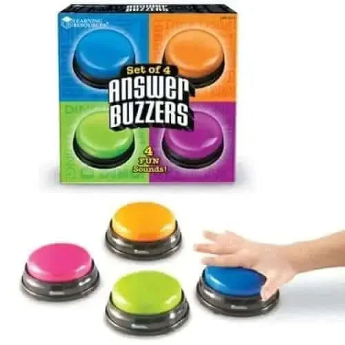 Answer Buzzers pack of 4-Answer Buzzers pack of 4