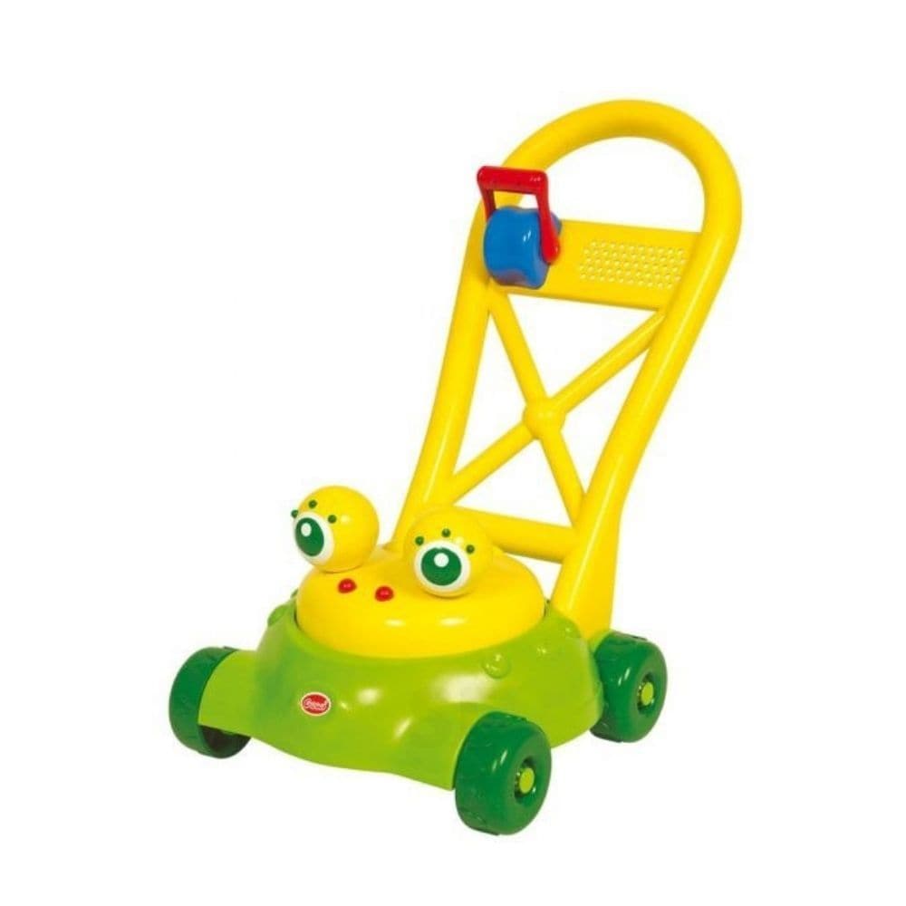 Aqua Quack Lawn Mower, Introducing the vibrant Gowi Toys Lawn Mower – a delightful fusion of fun and learning designed for the little garden enthusiasts! Key Features: Bright & Bold: Its vivid colour palette is sure to catch your child's attention and add a splash of excitement to their playtime. Interactive Wheels: As the mower is pushed, its wheels create a playful noise, adding to the realism and enjoyment for the child. Watering Feature: The unique Lawn Mower isn't just for pretend mowing. Fill it with 