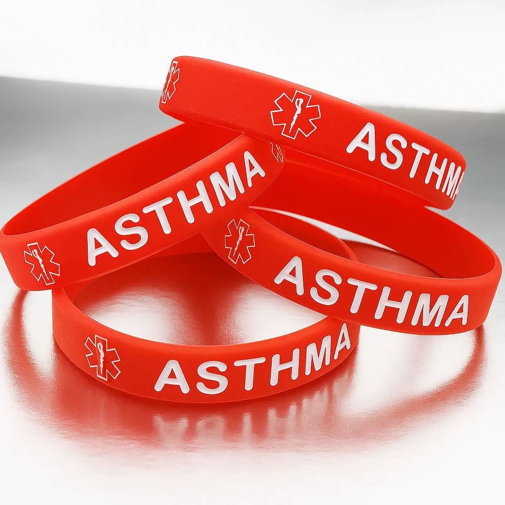 Asthma Asthmatic Medical Alert Bracelet-Asthma Asthmatic Medical Alert Bracelet