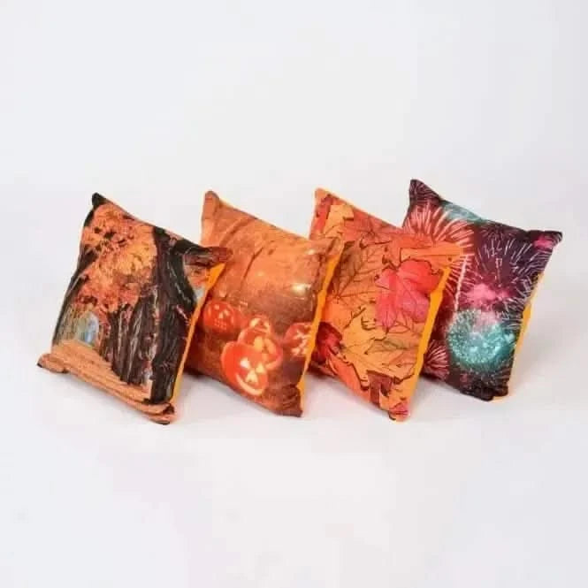 Autumn Scatter Cushions Set Of 4-Autumn Scatter Cushions Set Of 4