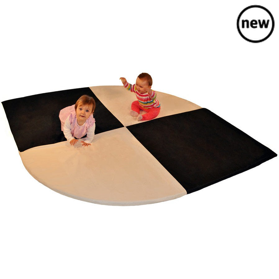 Baby Care Corner Mat, The Baby Care Corner Mat is designed to provide a clean and safe area to encourage babies to develop through the crucial first period up to 18 months. This includes their first exploration of the physical world through their five senses (touch, sight, sound etc.) and through their physical development from laying to sitting, crawling, standing and finally walking. Most importantly we have concentrated on providing all the equipment needed for a dedicated baby area. The Baby Care Corner