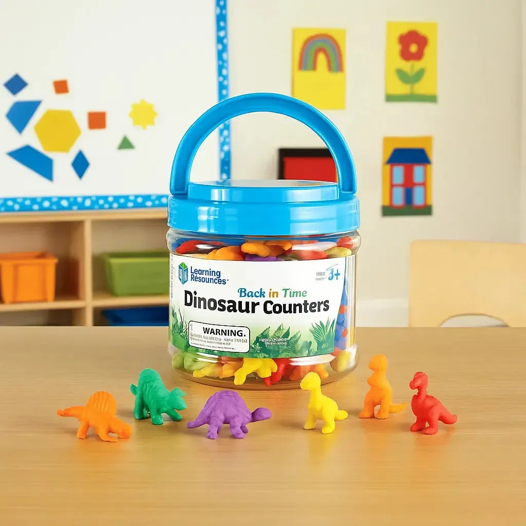 Back In Time Dinosaur Counters Set of 72-Back In Time Dinosaur Counters Set of 72