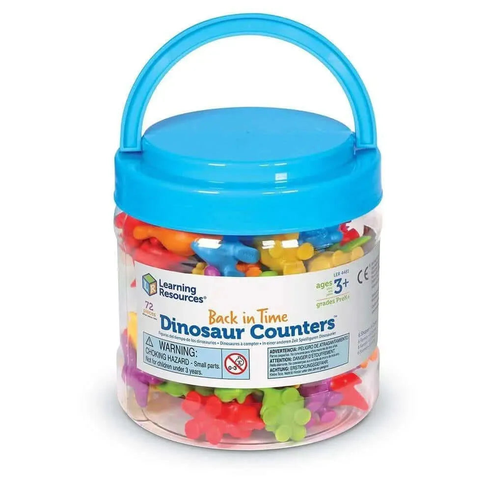 Back In Time Dinosaur Counters Set of 72-Back In Time Dinosaur Counters Set of 72