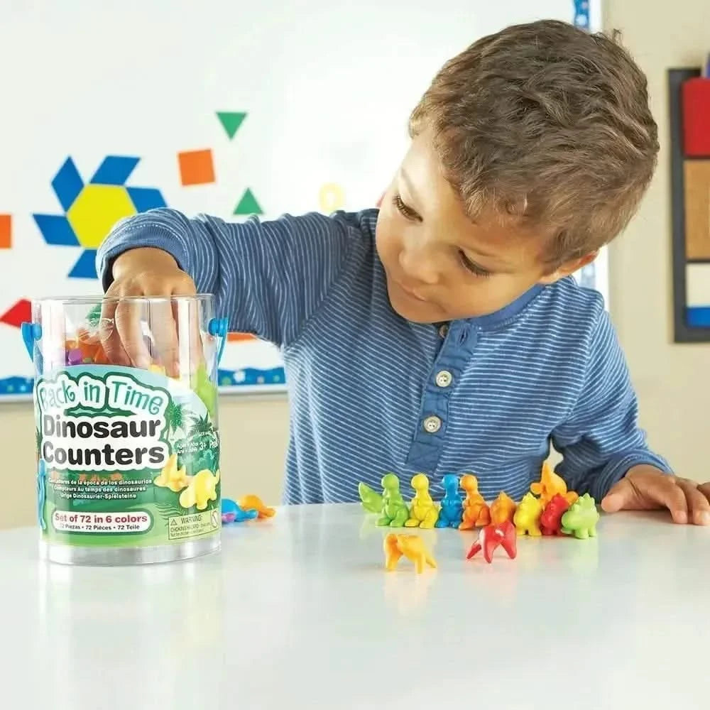 Back In Time Dinosaur Counters Set of 72-Back In Time Dinosaur Counters Set of 72