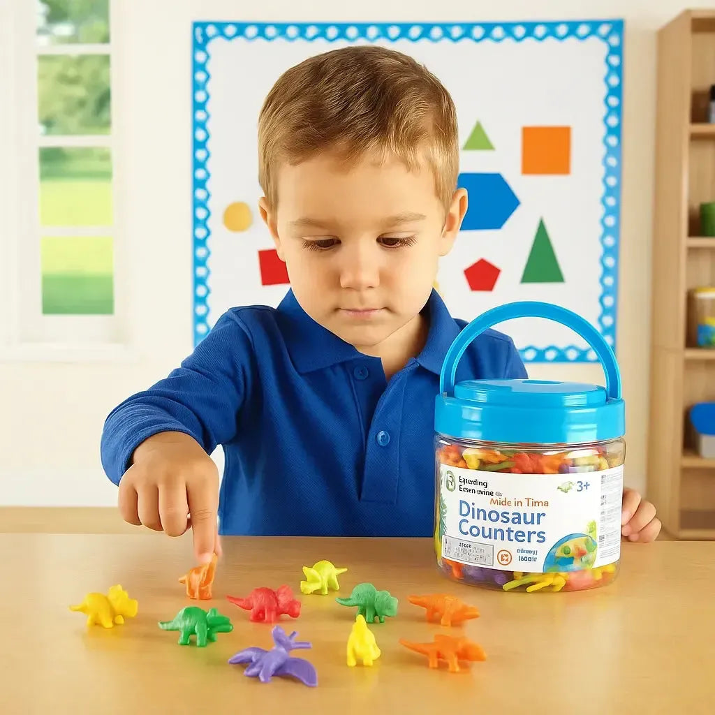 Back In Time Dinosaur Counters Set of 72-Back In Time Dinosaur Counters Set of 72