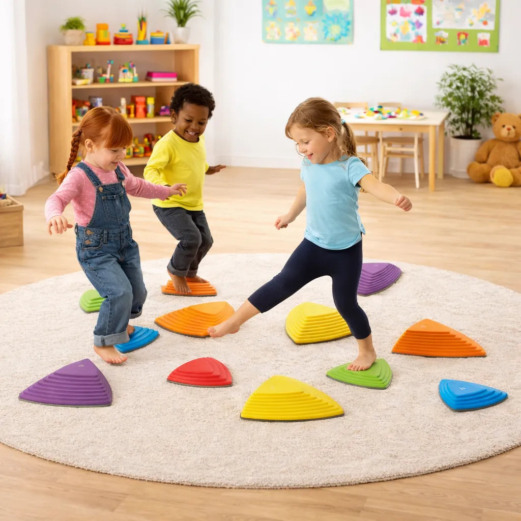 Balance Hill Tops – Pack of 6 Stepping Stones-Balance Hill Tops – Pack of 6 Stepping Stones