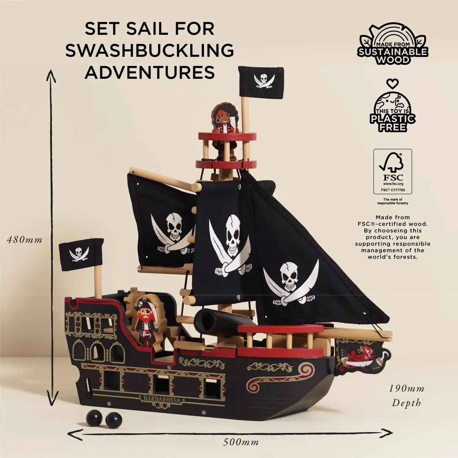 Barbarossa Pirate Ship-Barbarossa Pirate Ship