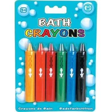 Bath Crayons, Educational and Sensory Benefits: Our brightly coloured Bath Crayons are great for making bath time fun and developing your little one's creativity skills.These washable bath crayons are made specifically for use on slick surfaces like bathroom tiles and bath walls and are super easy to clean, making bath time a mess-free work of art. You can write letters and numbers, practice spelling with your little one or simply let him scribble and draw to his heart's content.Bath Crayons are a fun and g