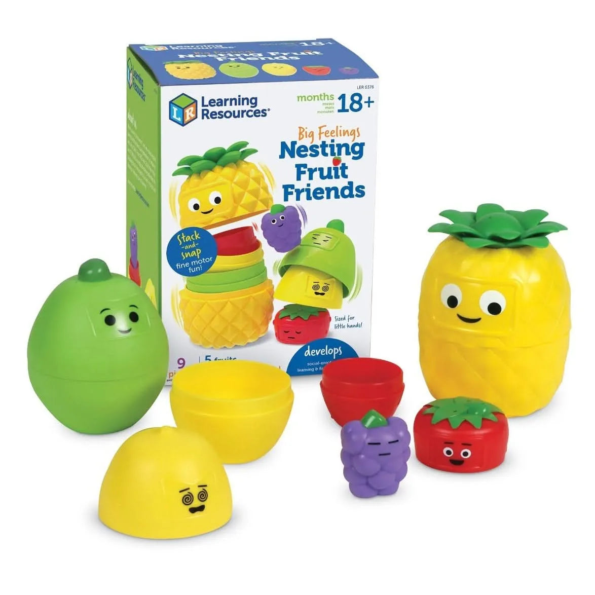 Big Feelings Nesting Fruit Friends-Big Feelings Nesting Fruit Friends