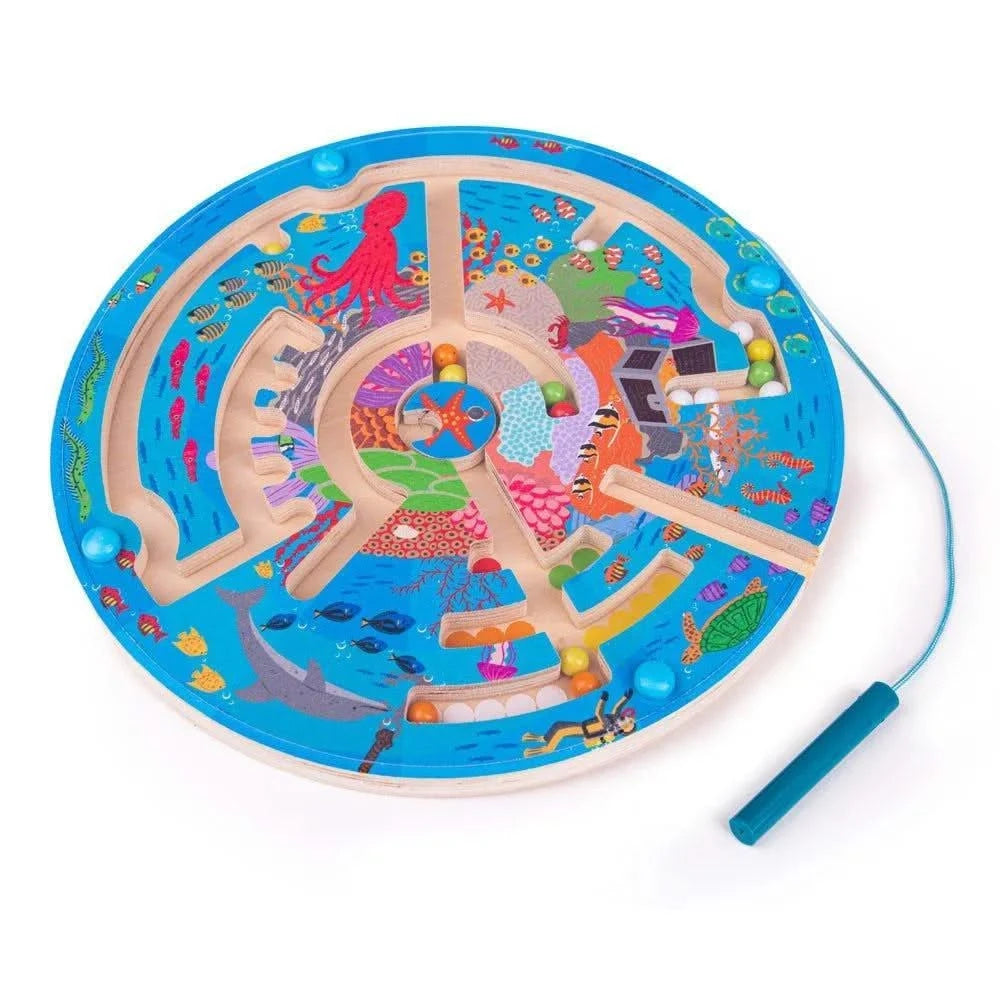 Bigjigs Aquatic Maze Puzzle-Bigjigs Aquatic Maze Puzzle
