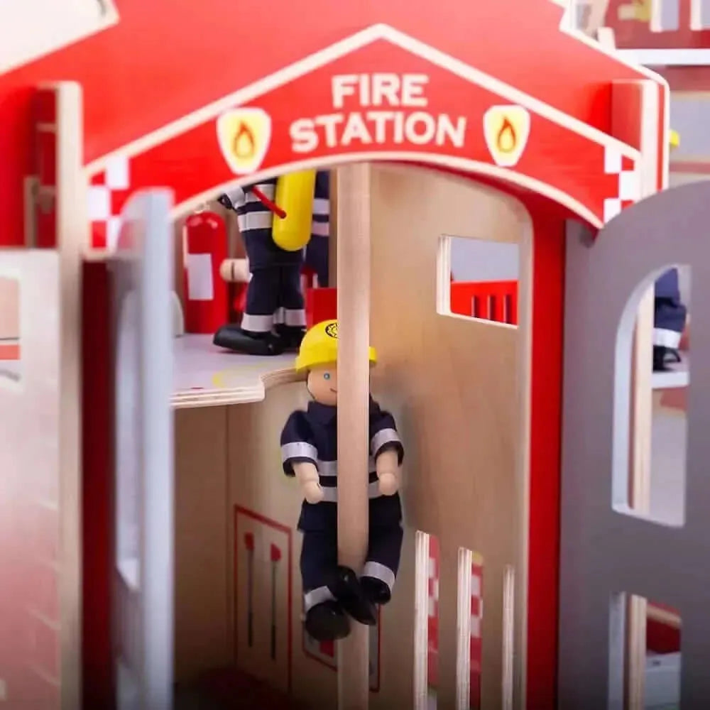 Bigjigs City Fire Station-Bigjigs City Fire Station