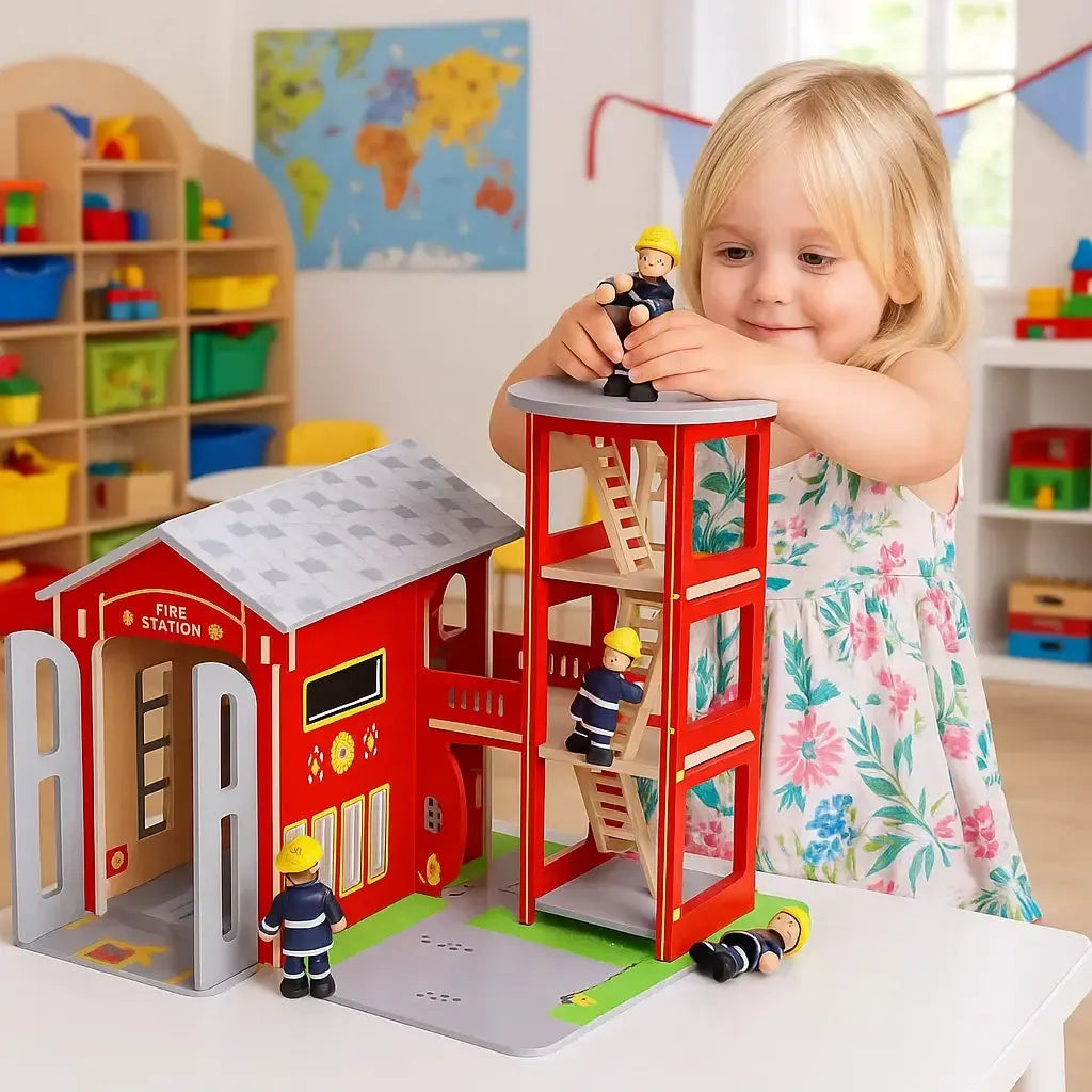 Bigjigs City Fire Station-Bigjigs City Fire Station