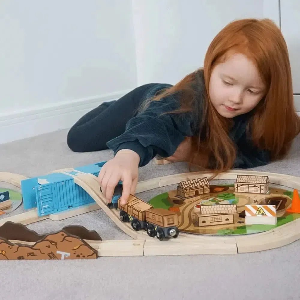 Bigjigs Construction Train Set-Bigjigs Construction Train Set