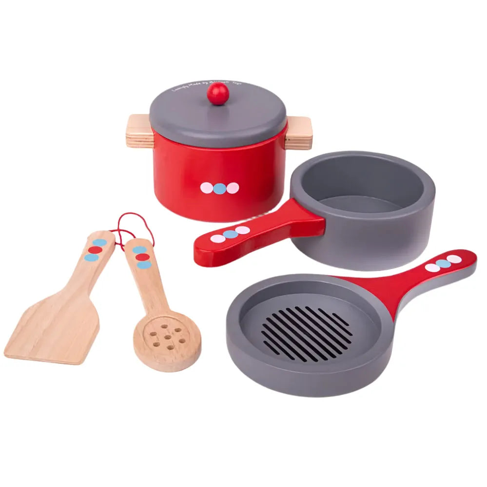 Bigjigs Cooking Pans-Bigjigs Cooking Pans