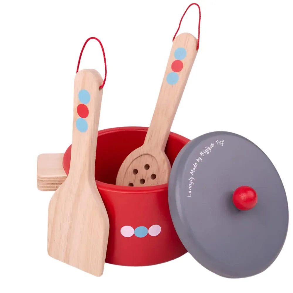 Bigjigs Cooking Pans-Bigjigs Cooking Pans