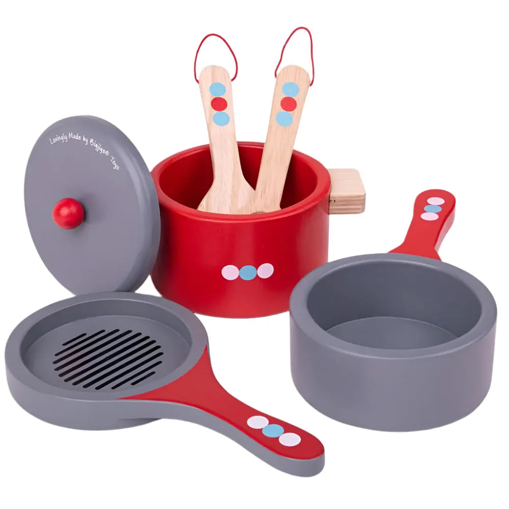 Bigjigs Cooking Pans-Bigjigs Cooking Pans