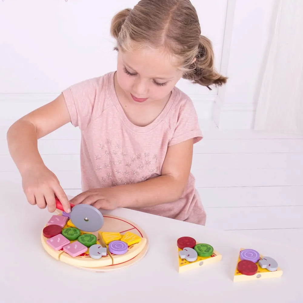 Bigjigs Cutting Pizza-Bigjigs Cutting Pizza