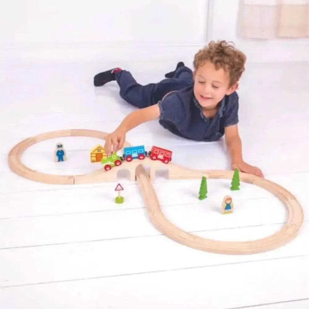Bigjigs Figure of Eight Train Set-Bigjigs Figure of Eight Train Set