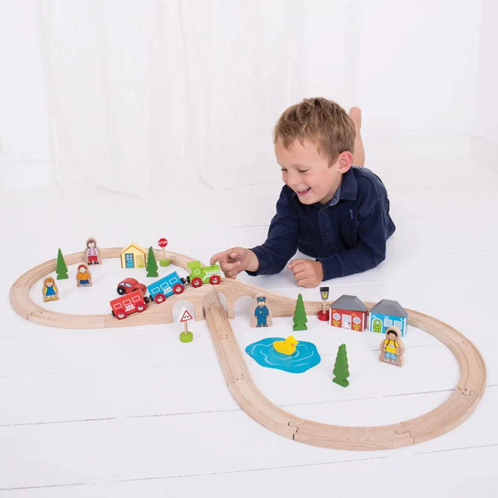 Bigjigs Figure of Eight Train Set-Bigjigs Figure of Eight Train Set