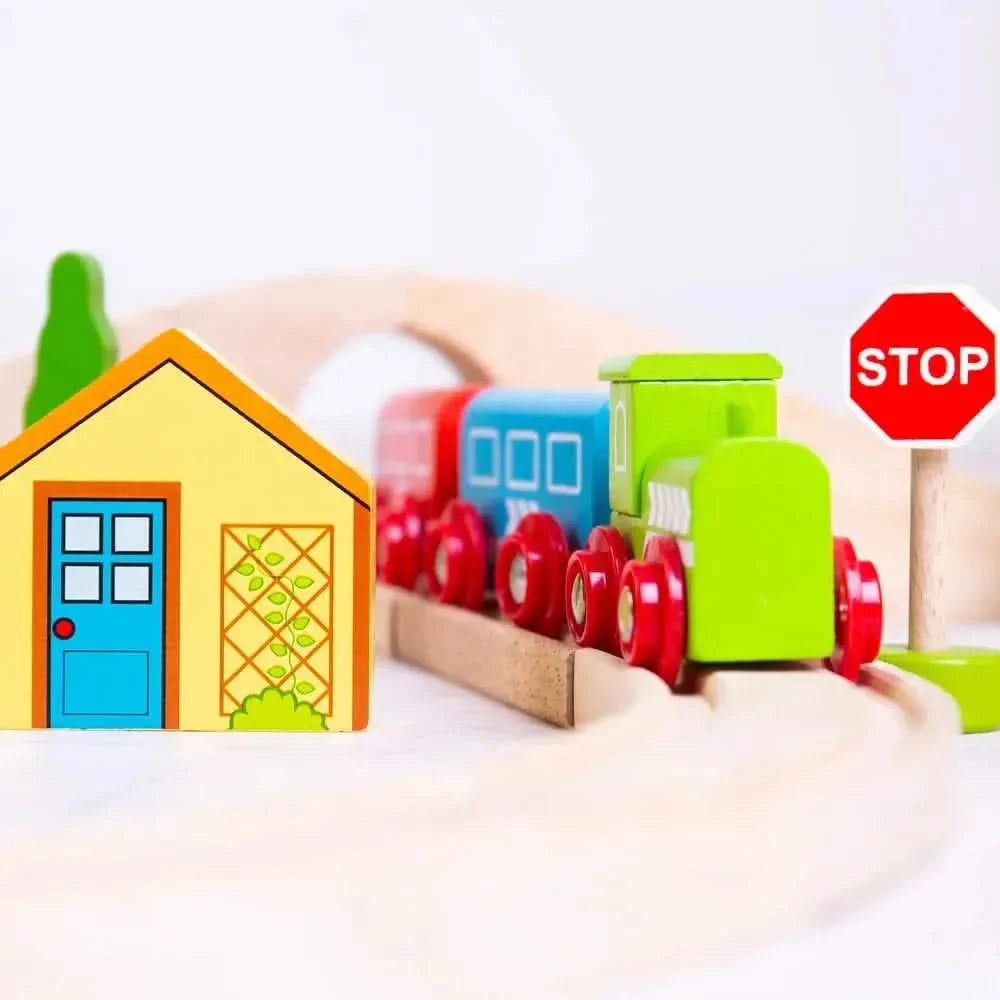 Bigjigs Figure of Eight Train Set-Bigjigs Figure of Eight Train Set