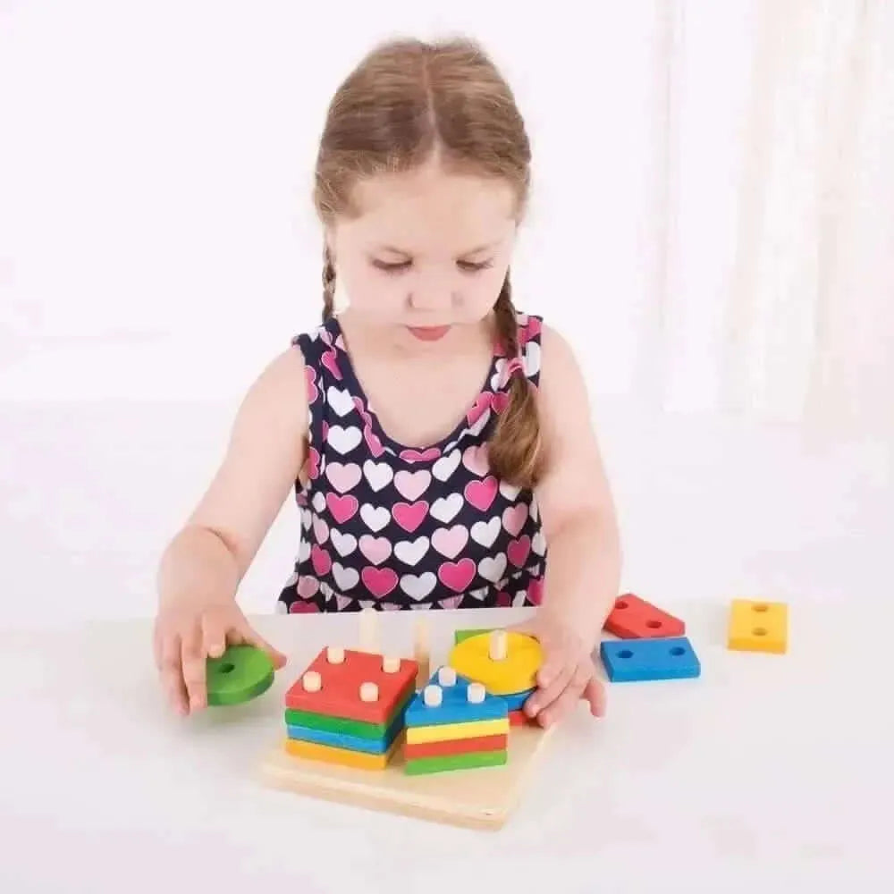 Bigjigs First Four Shape Sorter-Bigjigs First Four Shape Sorter