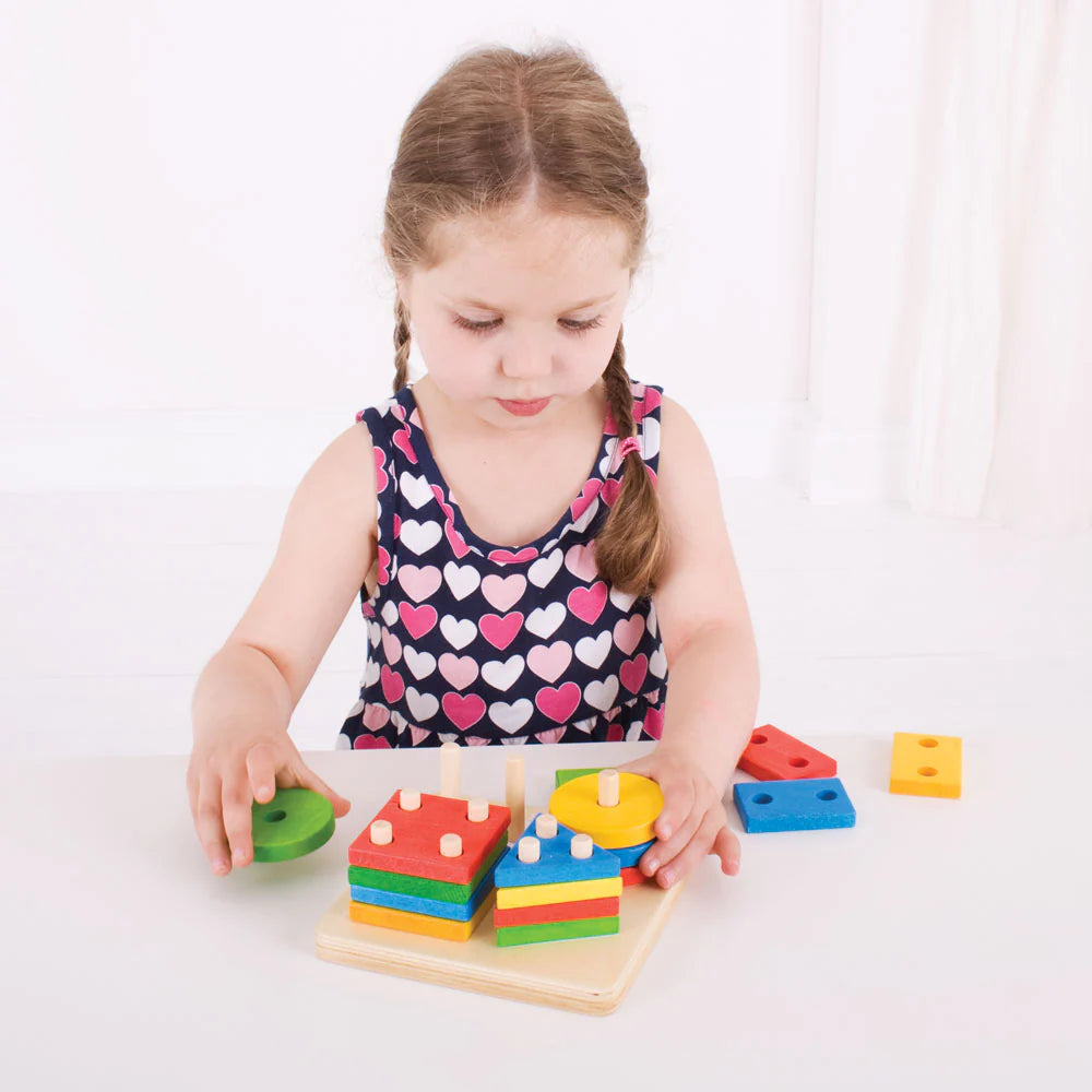Bigjigs First Four Shape Sorter-Bigjigs First Four Shape Sorter