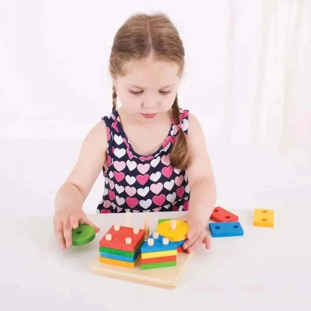 Bigjigs First Four Shape Sorter-Bigjigs First Four Shape Sorter