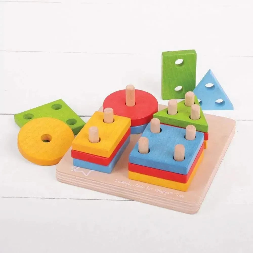 Bigjigs First Four Shape Sorter-Bigjigs First Four Shape Sorter