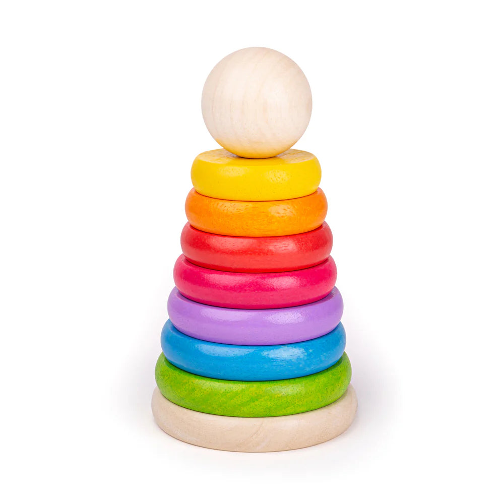 Bigjigs First Rainbow Stacker-Bigjigs First Rainbow Stacker