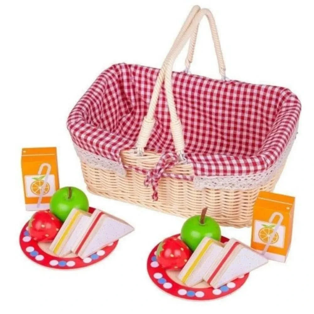 Bigjigs Picnic Basket-Bigjigs Picnic Basket