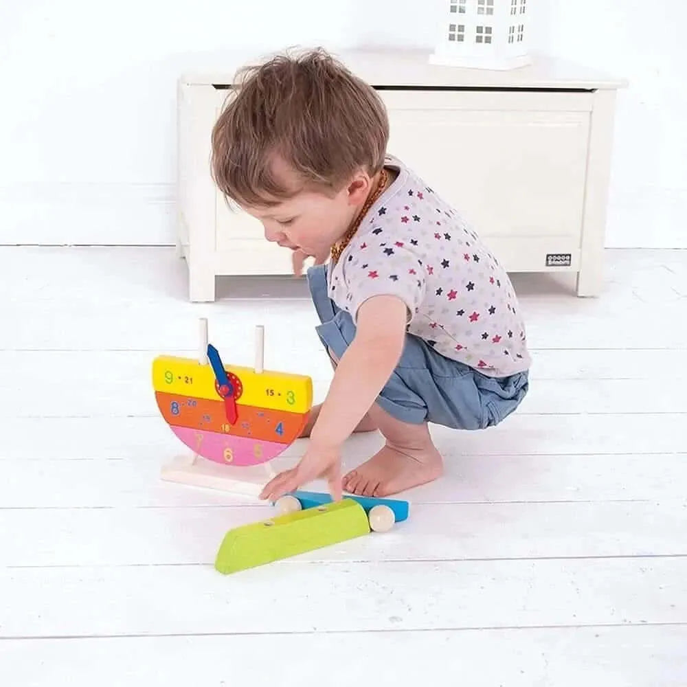 Bigjigs Stacking Clock-Bigjigs Stacking Clock