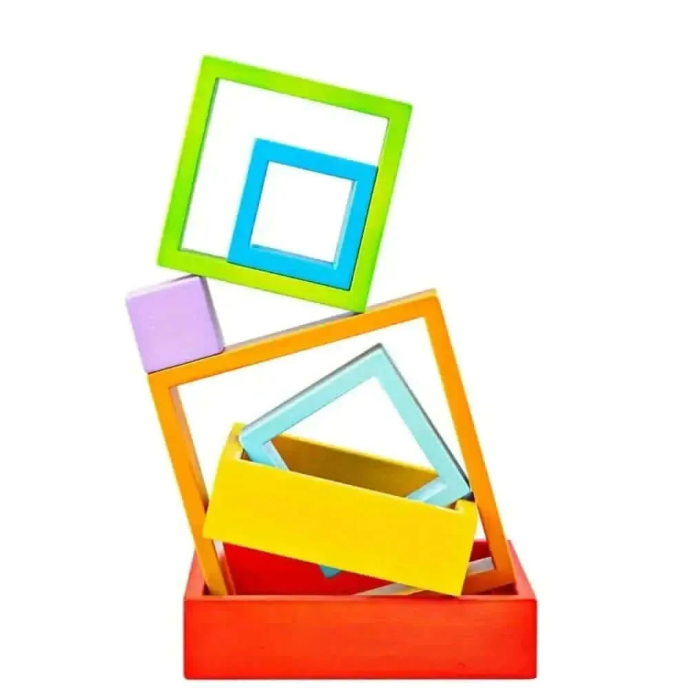 Bigjigs Stacking Squares-Bigjigs Stacking Squares