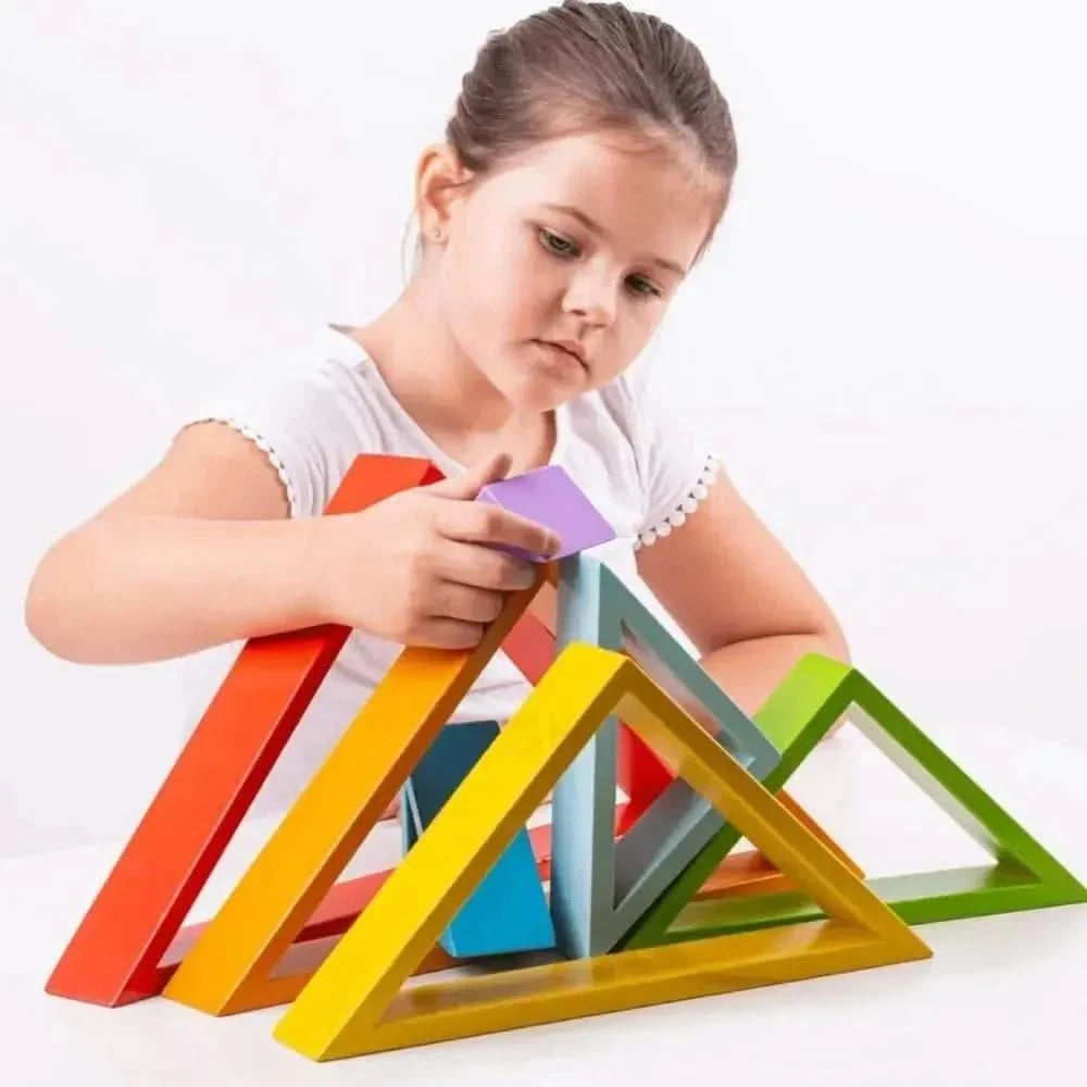 Bigjigs Stacking Triangles-Bigjigs Stacking Triangles
