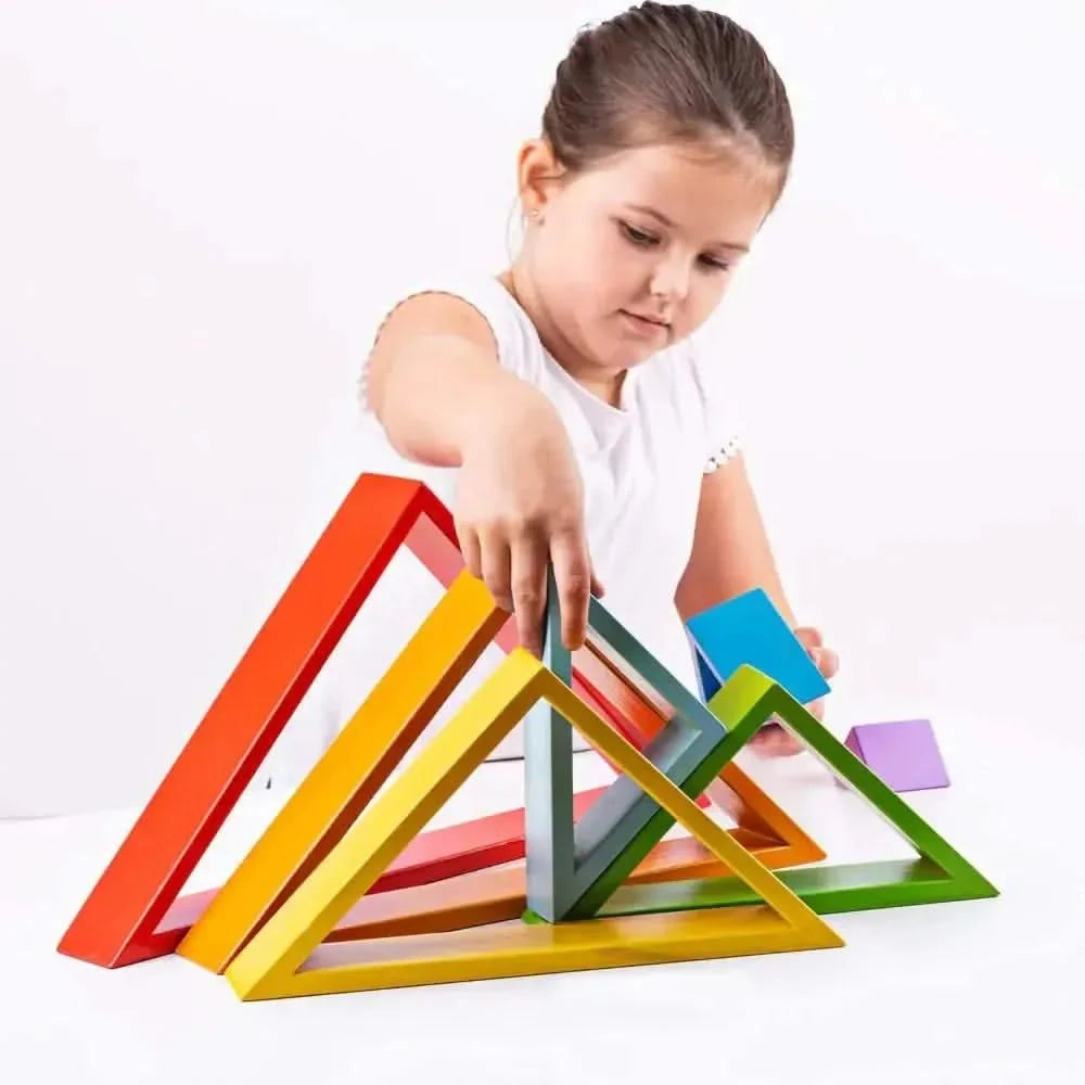Bigjigs Stacking Triangles-Bigjigs Stacking Triangles