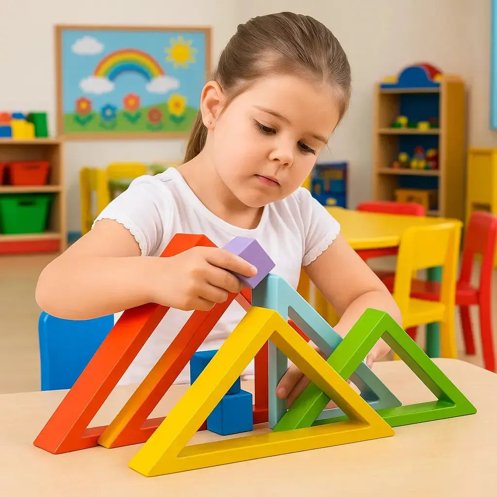 Bigjigs Stacking Triangles-Bigjigs Stacking Triangles