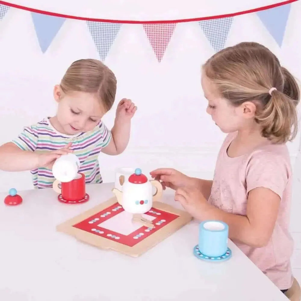 BigJigs Tea Set on a Tray-BigJigs Tea Set on a Tray