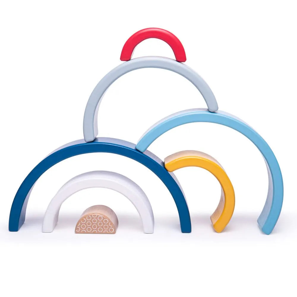 Bigjigs Toys - FSC Rainbow Arches-Bigjigs Toys - FSC Rainbow Arches