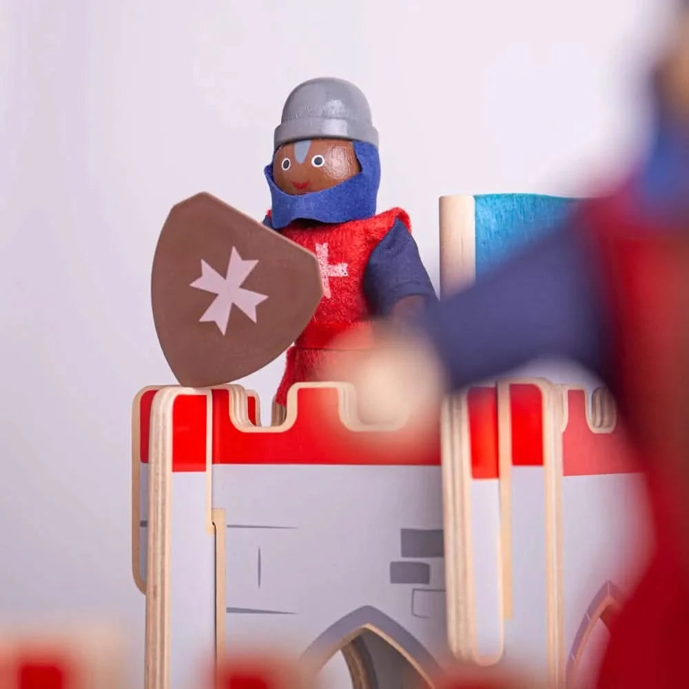 Bigjigs Toys Wooden Knight Toys Set-Bigjigs Toys Wooden Knight Toys Set