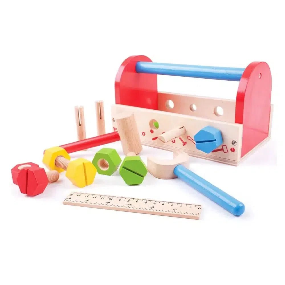 Bigjigs Toys Wooden My Tool Box-Bigjigs Toys Wooden My Tool Box