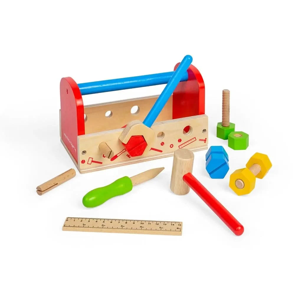 Bigjigs Toys Wooden My Tool Box-Bigjigs Toys Wooden My Tool Box