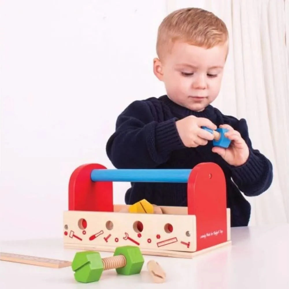 Bigjigs Toys Wooden My Tool Box-Bigjigs Toys Wooden My Tool Box