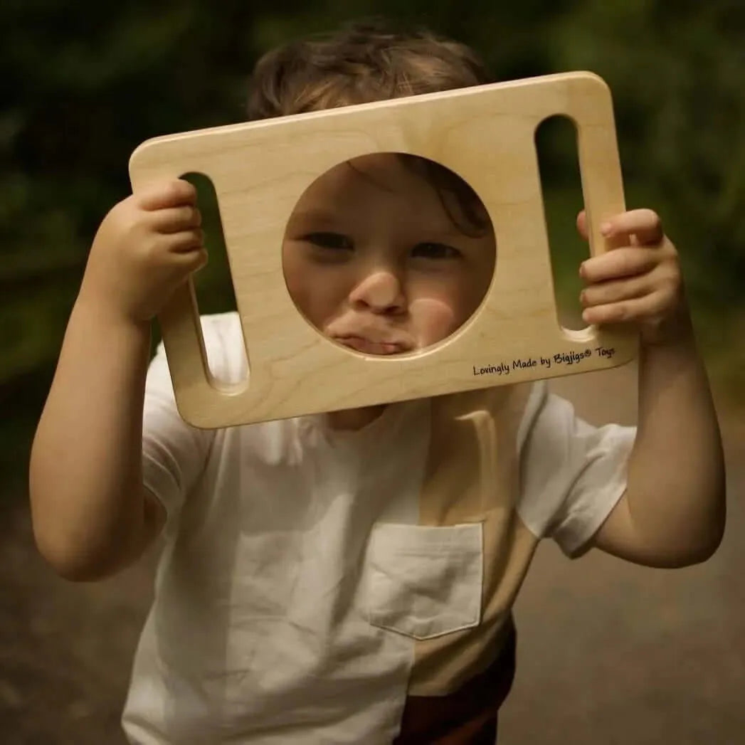 Bigjigs Two Handed Magnifier Glass-Bigjigs Two Handed Magnifier Glass