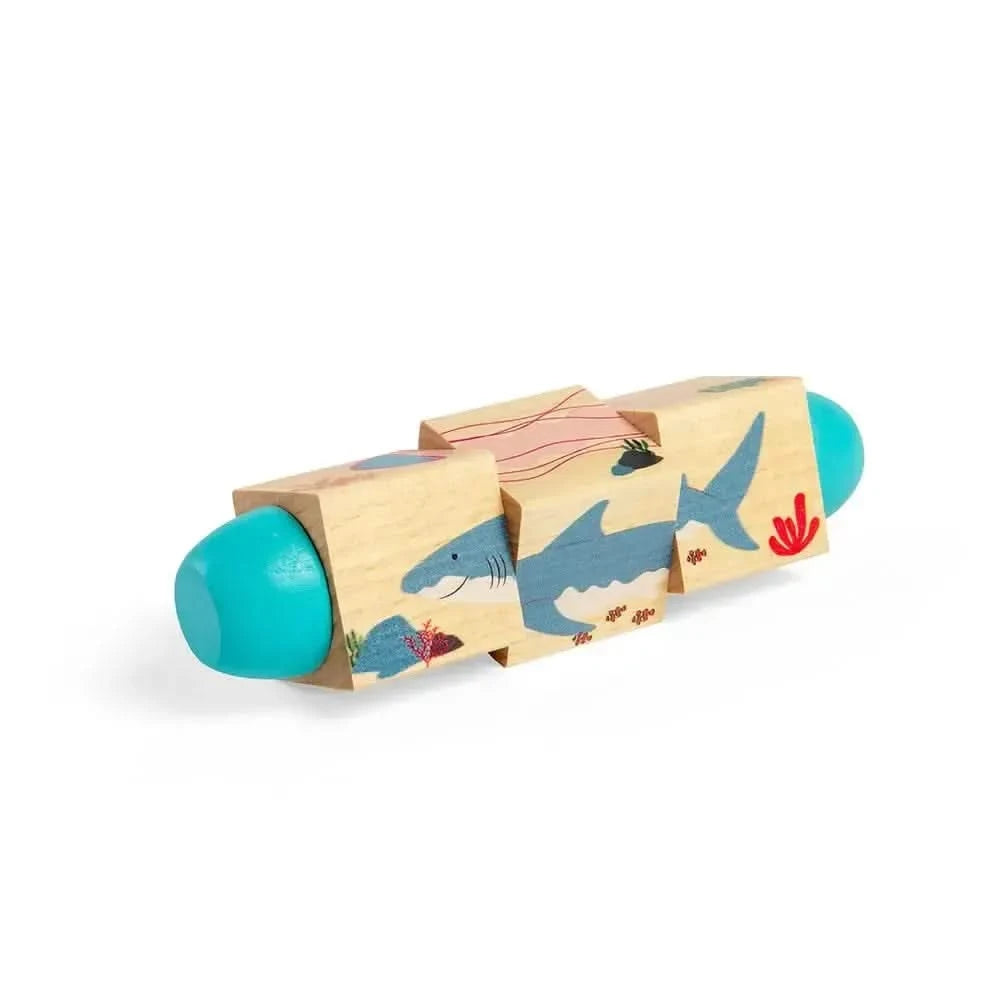 Bigjigs Under the Sea Twist Blocks-Bigjigs Under the Sea Twist Blocks