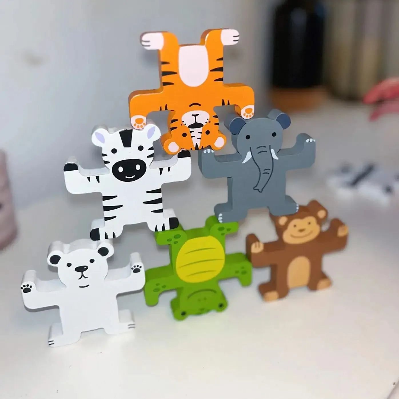 Bigjigs Wild Animal Stacker-Bigjigs Wild Animal Stacker