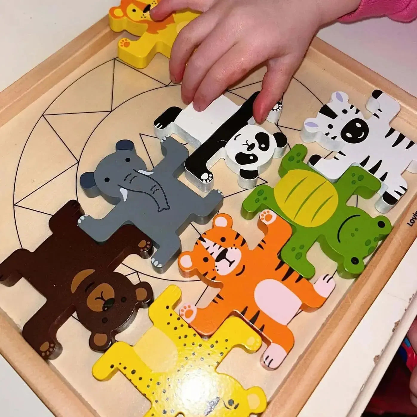 Bigjigs Wild Animal Stacker-Bigjigs Wild Animal Stacker