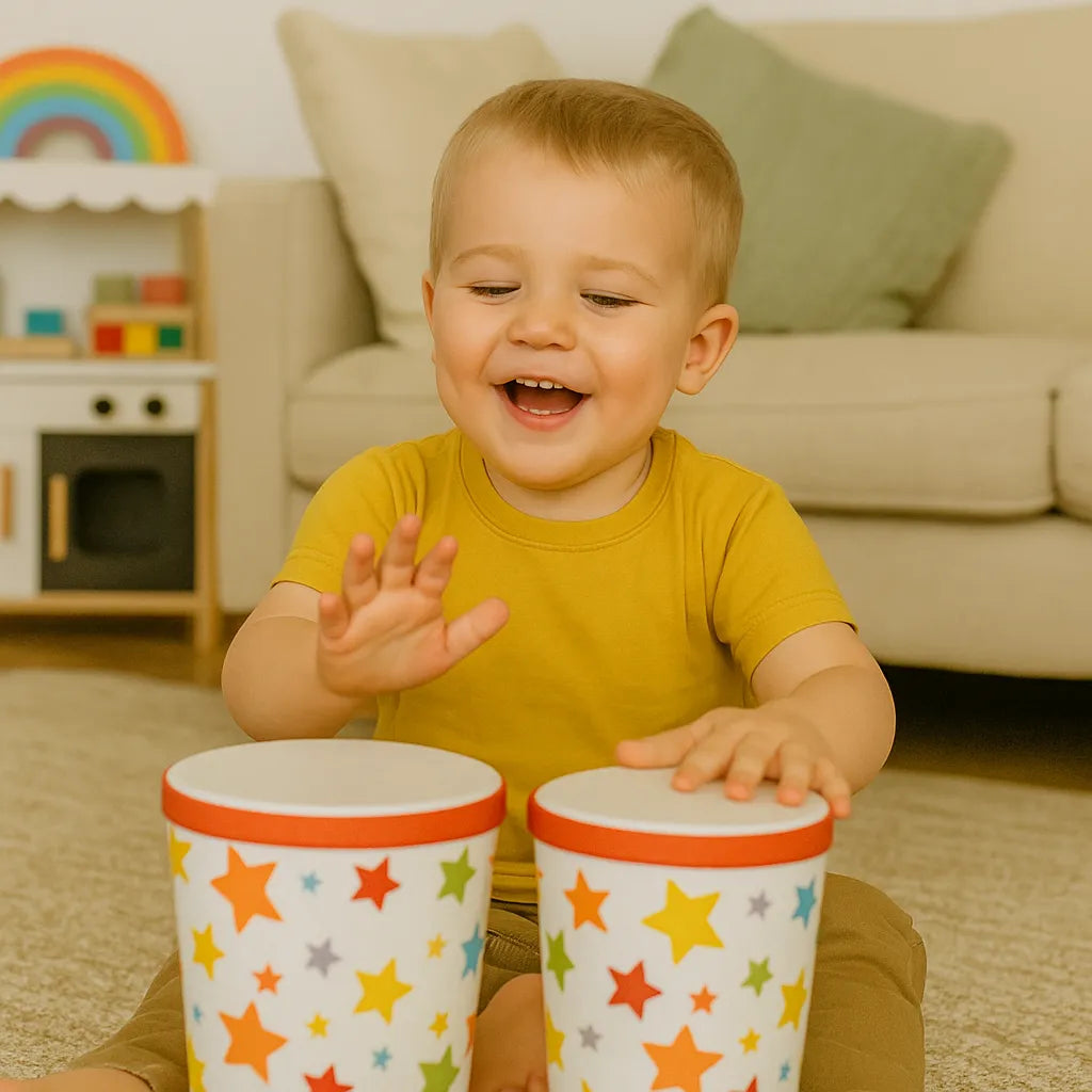Bigjigs Wooden Bongos-Bigjigs Wooden Bongos