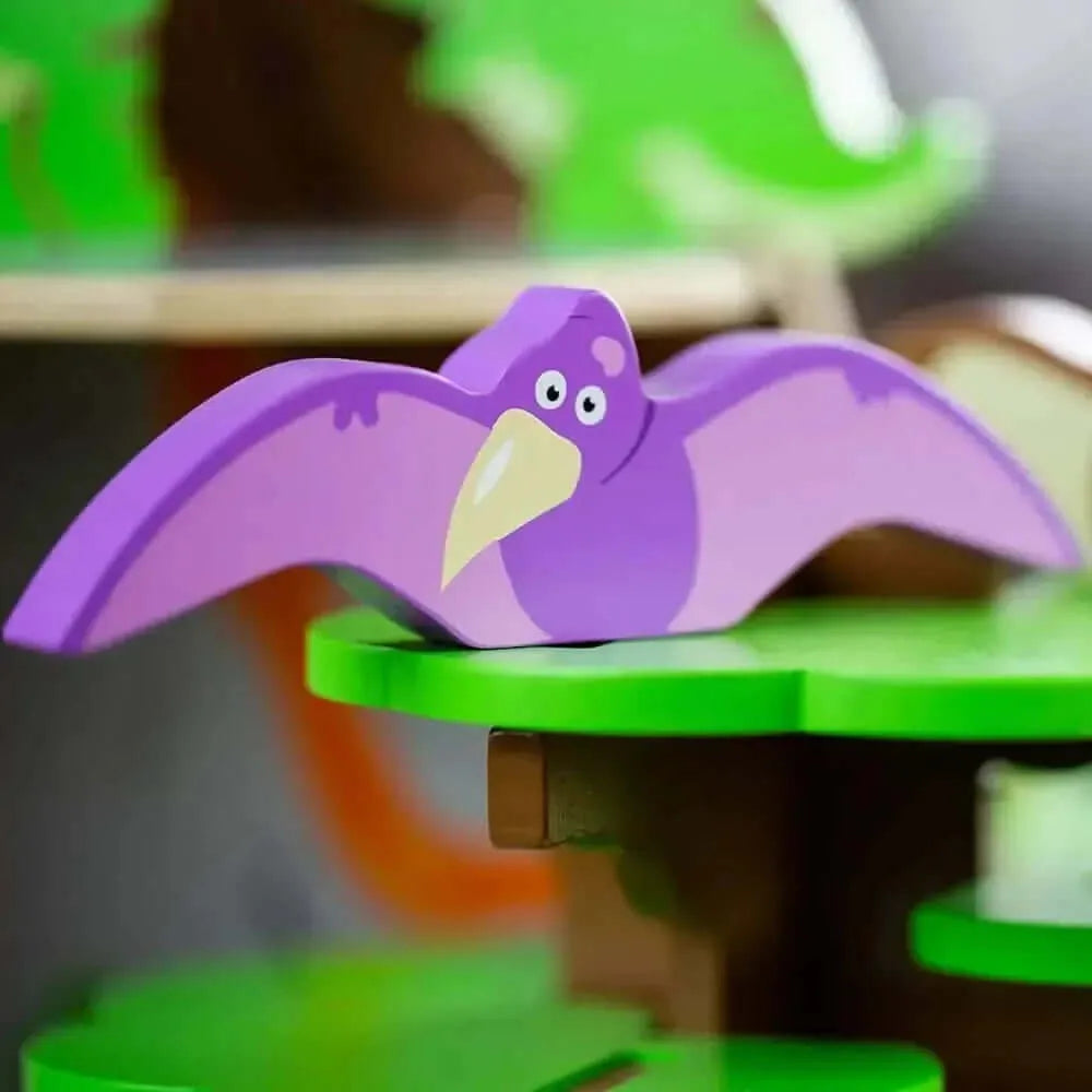 Bigjigs Wooden Dinosaur Island Playset-Bigjigs Wooden Dinosaur Island Playset